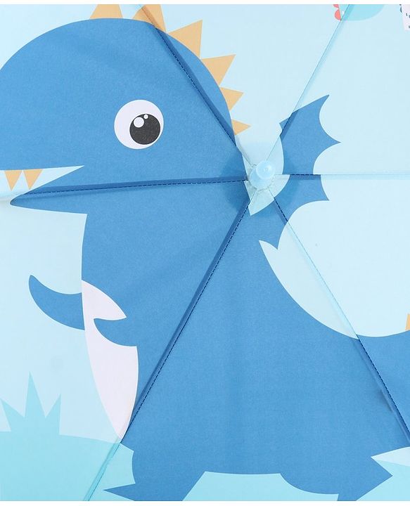 Babyhug Umbrella With Dino Print - Blue
