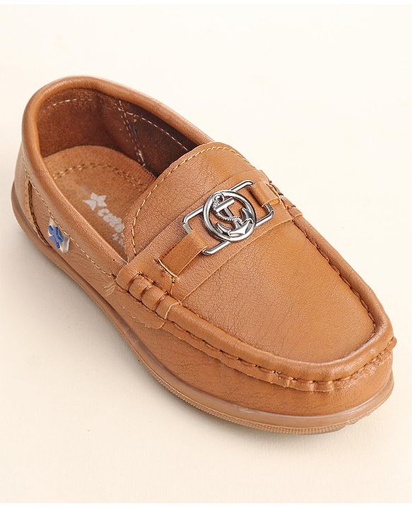 Cute Walk by Babyhug Loafer Shoes - Brown