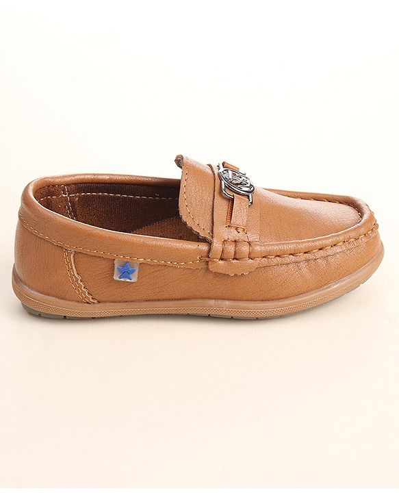 Cute Walk by Babyhug Loafer Shoes - Brown
