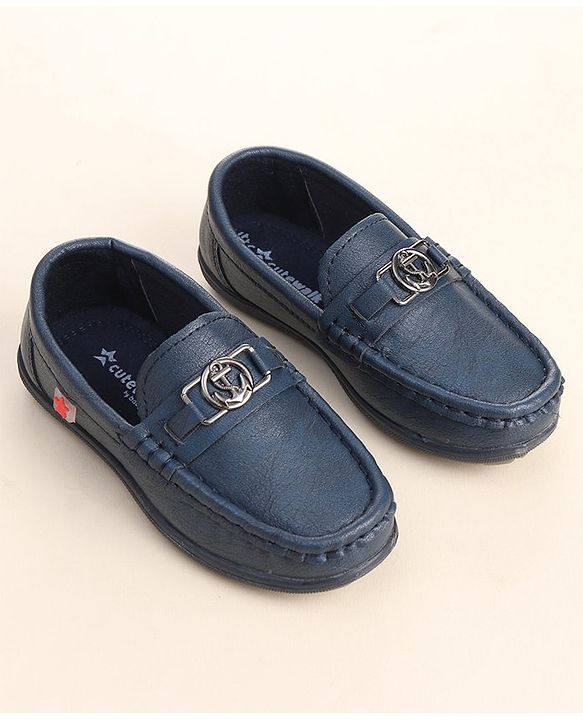 Cute Walk by Babyhug Loafer Shoes - Brown