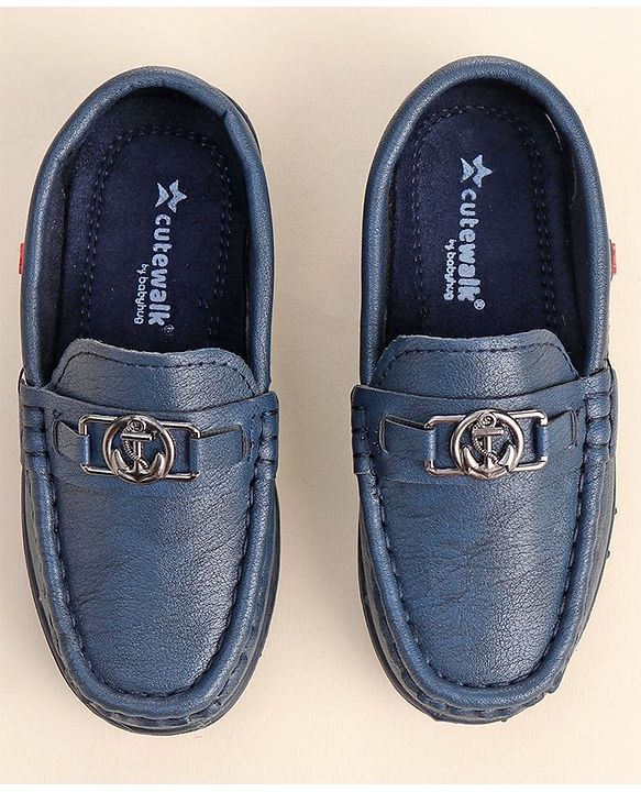 Cute Walk by Babyhug Loafer Shoes - Brown