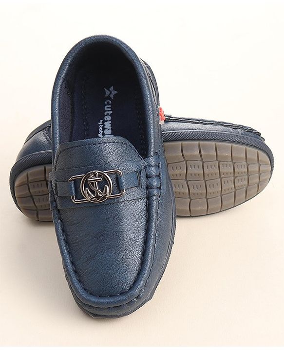Cute Walk by Babyhug Loafer Shoes - Brown