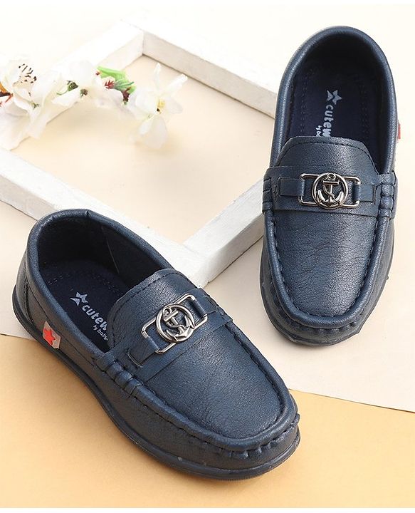 Cute Walk by Babyhug Loafer Shoes - Brown
