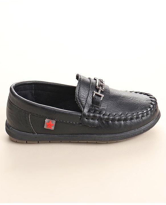 Cute Walk by Babyhug Formal Shoes - Black
