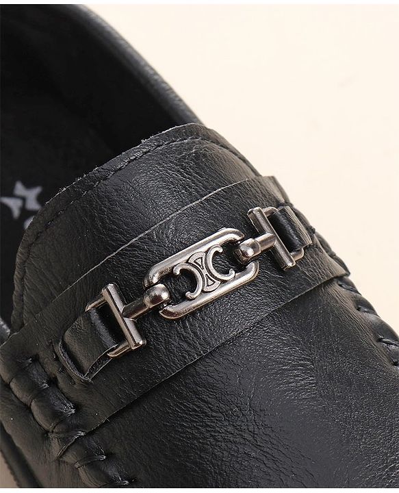 Cute Walk by Babyhug Formal Shoes - Black