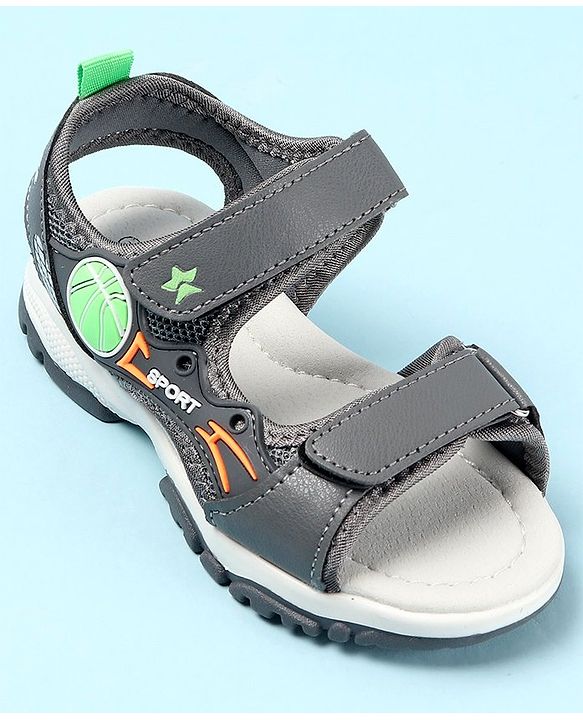 Cute Walk by Babyhug Sandals Male Grey 28
