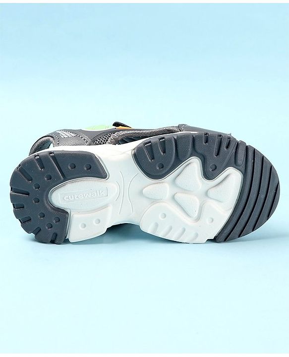 Cute Walk by Babyhug Sandals Male Grey 28