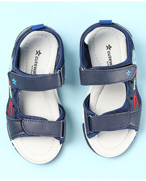 Cute Walk by Babyhug Sandals Male Grey 29