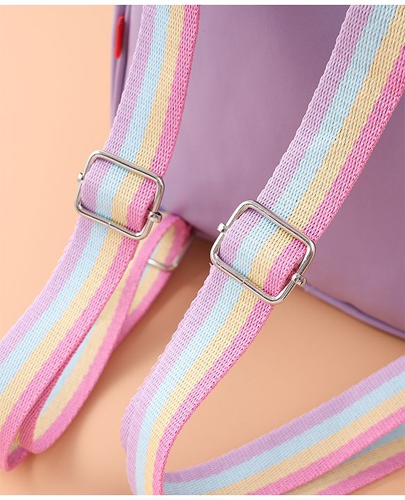 Babyhug Sequin Detailed Fashion Backpacks Free Size - Purple