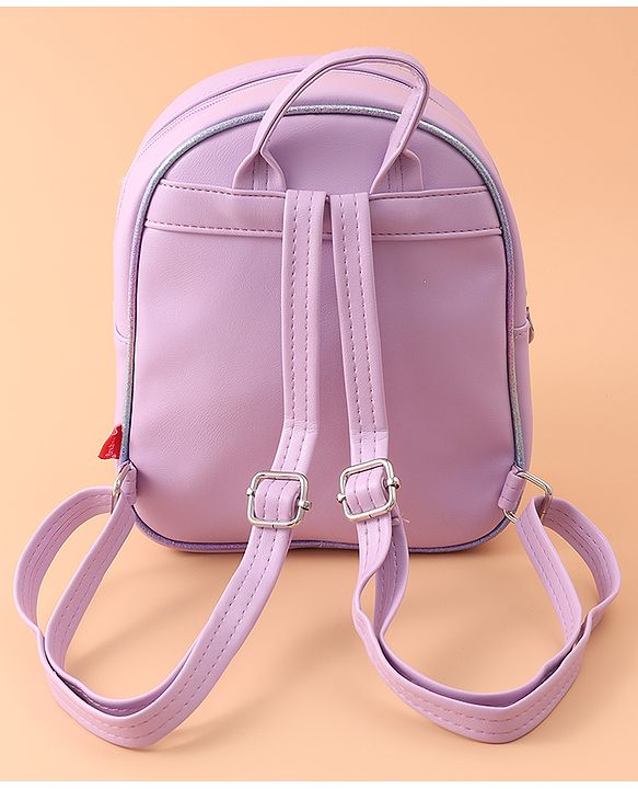 Babyhug Kitty Fashion Backpack Free Size - Purple