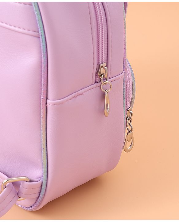 Babyhug Kitty Fashion Backpack Free Size - Purple
