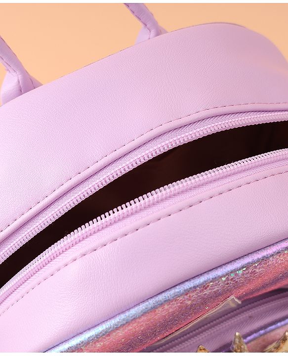 Babyhug Kitty Fashion Backpack Free Size - Purple