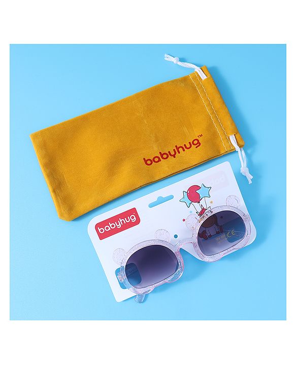 Babyhug Bear Shaped Sunglasses Free Size - White