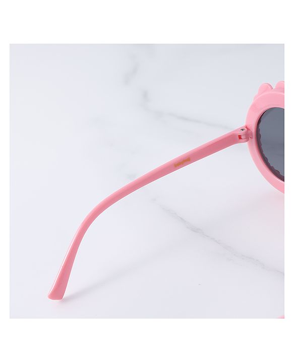 Babyhug Sunglasses with Floral Frame Free Size - Pink