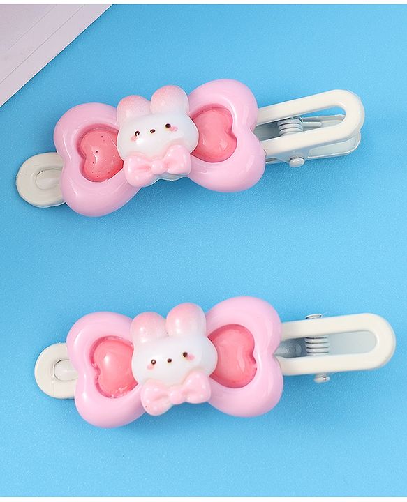 Babyhug Hair Pins And Clips Purple - Multicolor