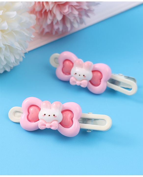 Babyhug Hair Pins And Clips Purple - Multicolor