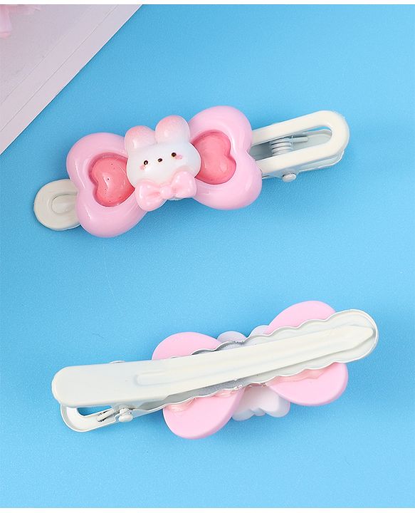 Babyhug Hair Pins And Clips Purple - Multicolor