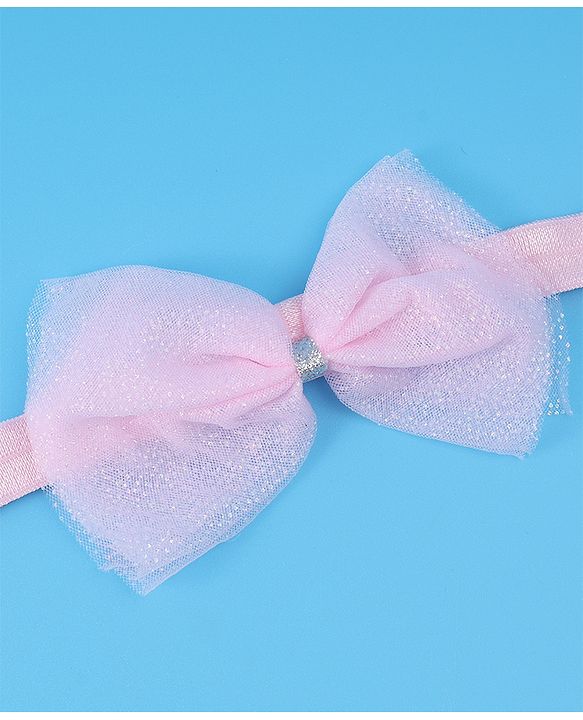 Babyhug Headbands With Bow & Floral Applique Pack Of 3 - Pink