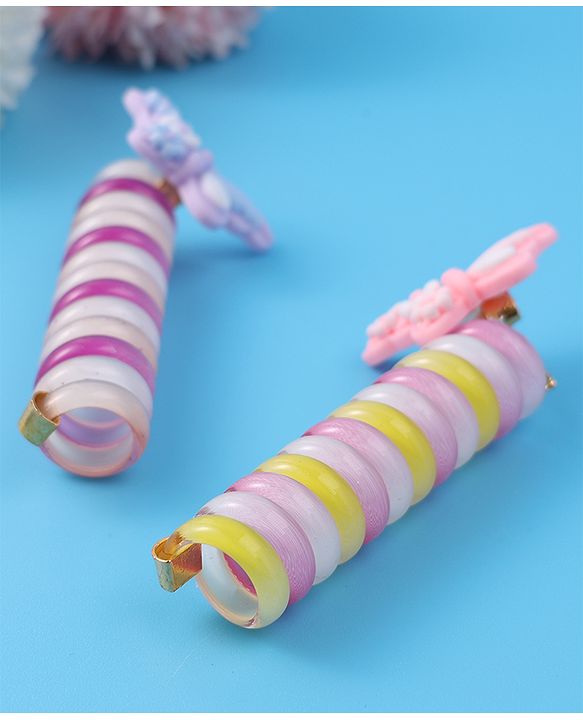 Babyhug Free Size Rubber Bands Sets with Applique Pack of 2 - Multicolor