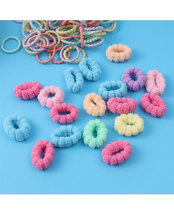 Pine Kids Free Size Hair Rubber Band Multipack Set - Multicolour