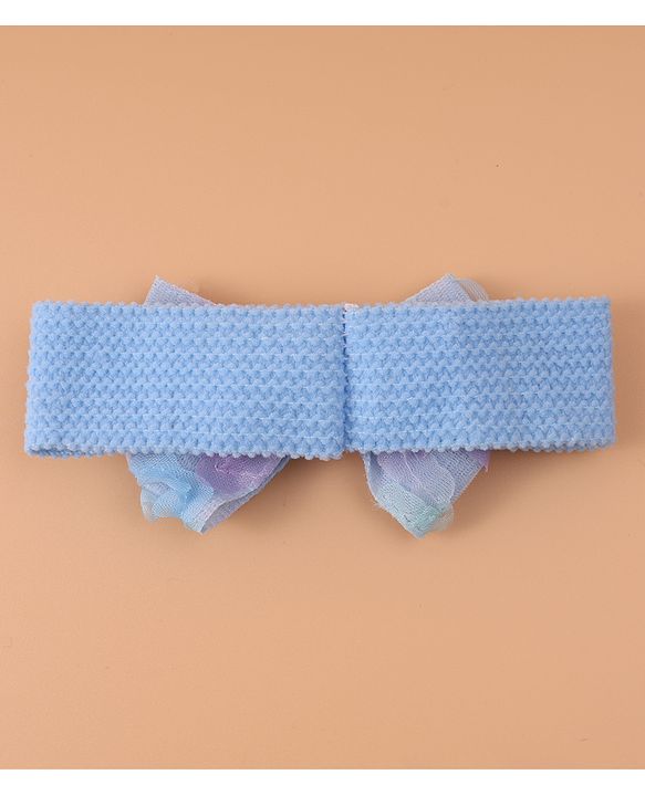 Babyhug Free Size Headbands With Bow Applique Pack of 3 - Pink Purple & Blue