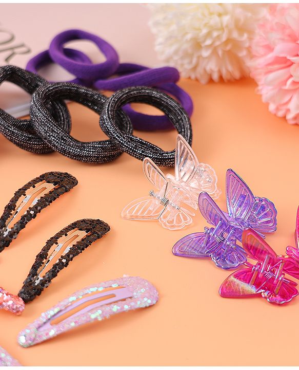 Pine Kids Hair Accessories Combo Set Pack of 21 - Multicolor