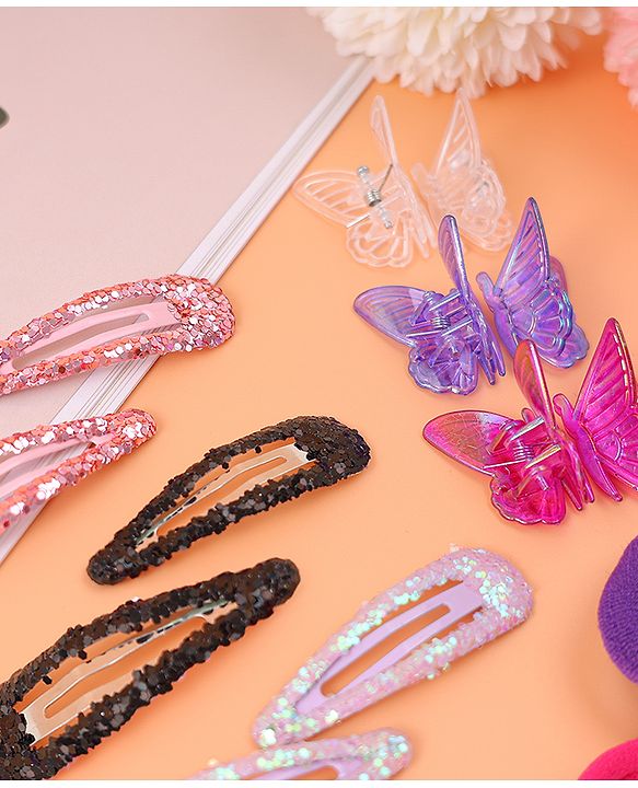Pine Kids Hair Accessories Combo Set Pack of 21 - Multicolor