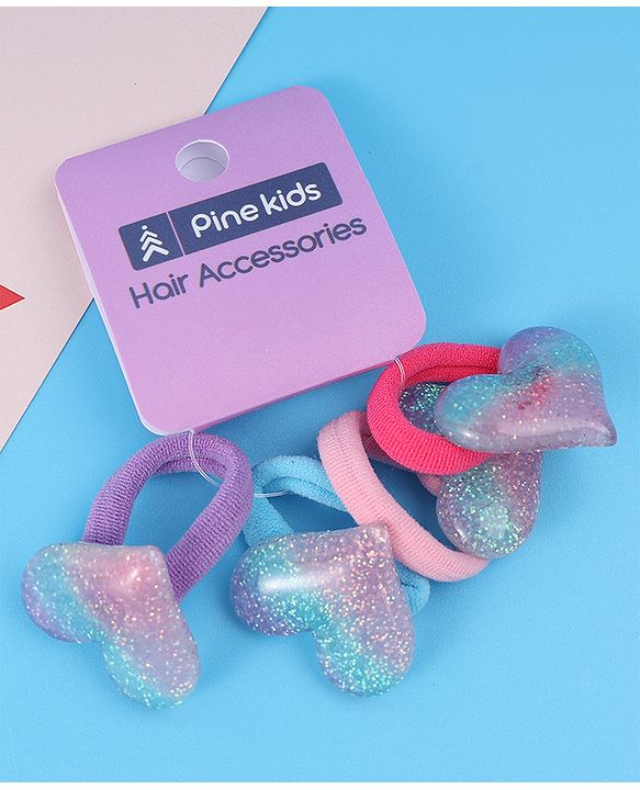 Pine Kids Rubber Bands & Scrunchies Sets  Free Size - Multi Color
