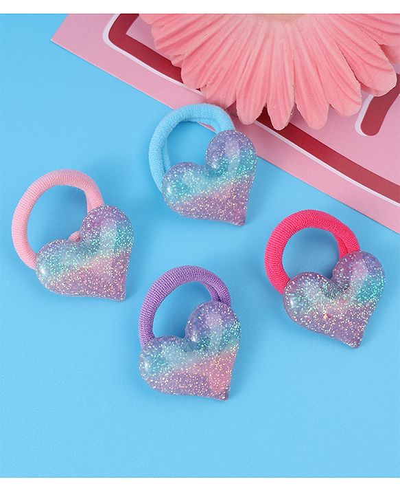 Pine Kids Rubber Bands & Scrunchies Sets  Free Size - Multi Color
