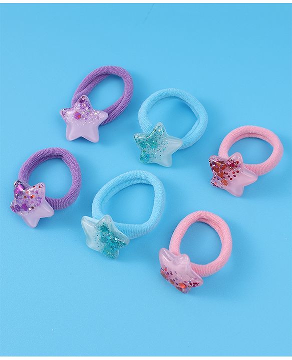 Babyhug Rubber Bands & Scrunchies Sets  Free Size - Multi Color