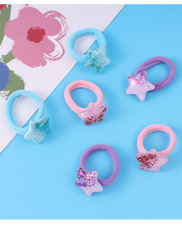 Babyhug Rubber Bands & Scrunchies Sets  Free Size - Multi Color