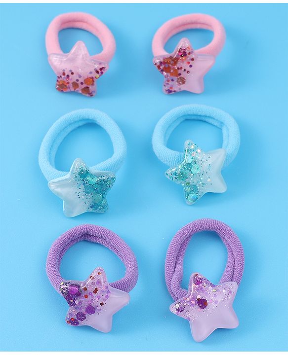Babyhug Rubber Bands & Scrunchies Sets  Free Size - Multi Color