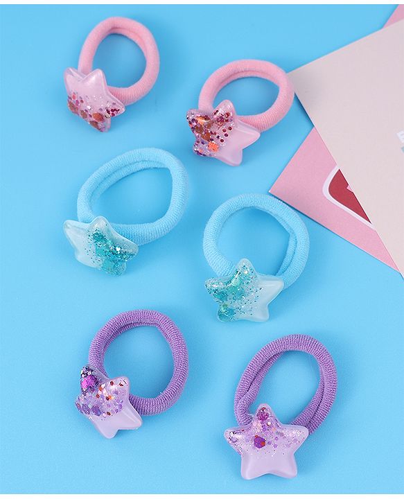 Babyhug Rubber Bands & Scrunchies Sets  Free Size - Multi Color