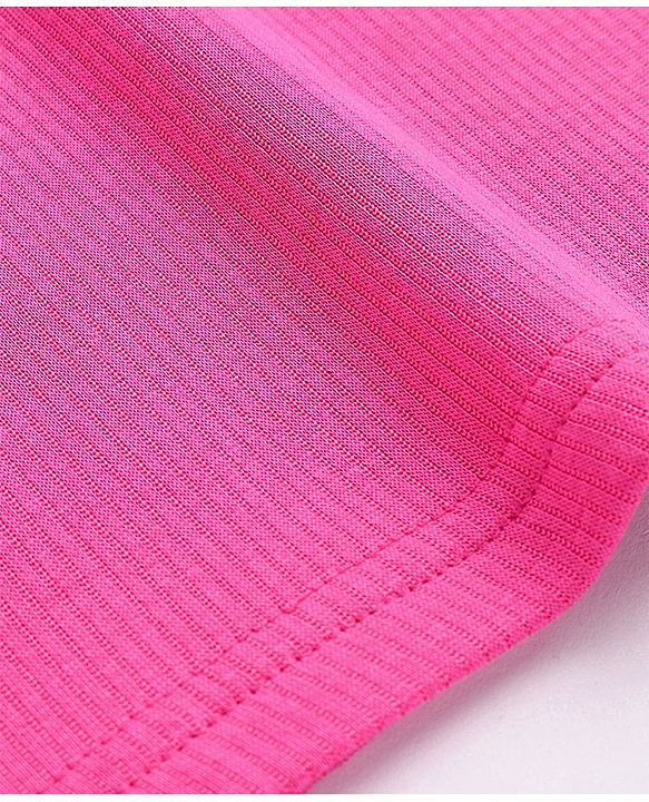 Pine Kids Full Sleeves Solid Thermal Vest - Raspberry Sorbet