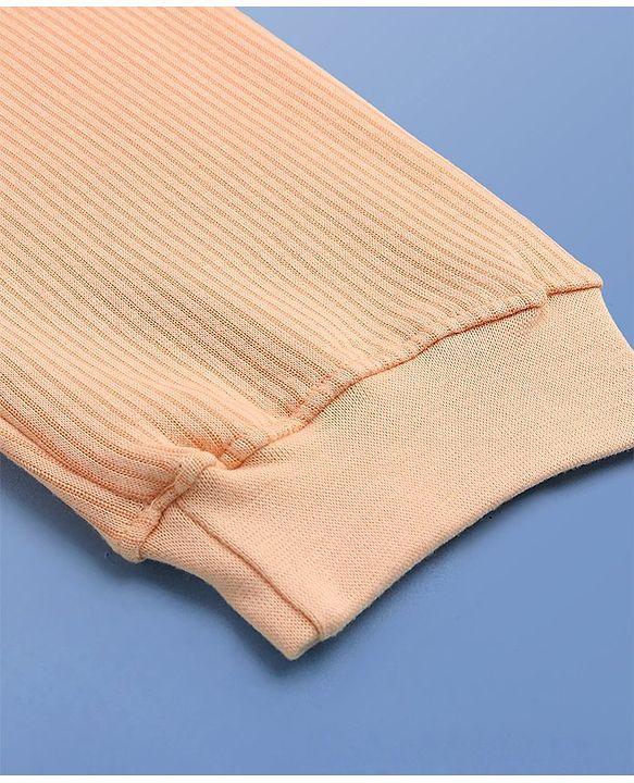 Pine Kids Full Length Solid Thermal Bottoms - Cream Puff