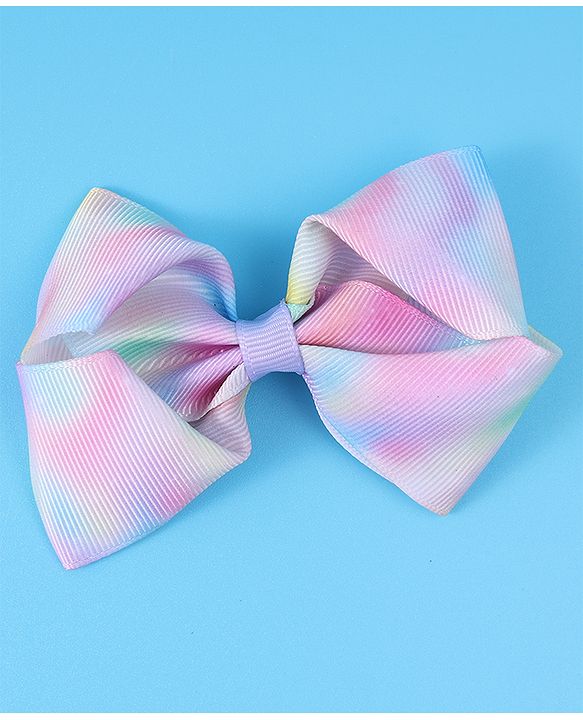 Babyhug Free Size Bow & Butterfly Clips Pack of 3 - Purple