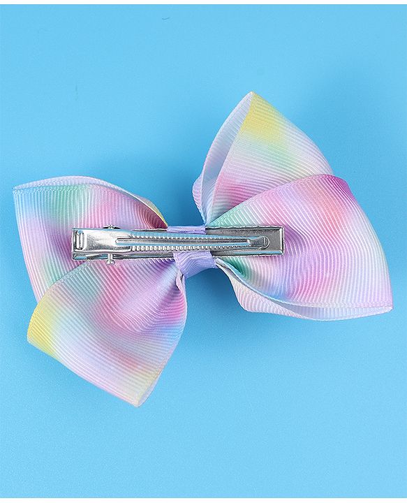 Babyhug Free Size Bow & Butterfly Clips Pack of 3 - Purple