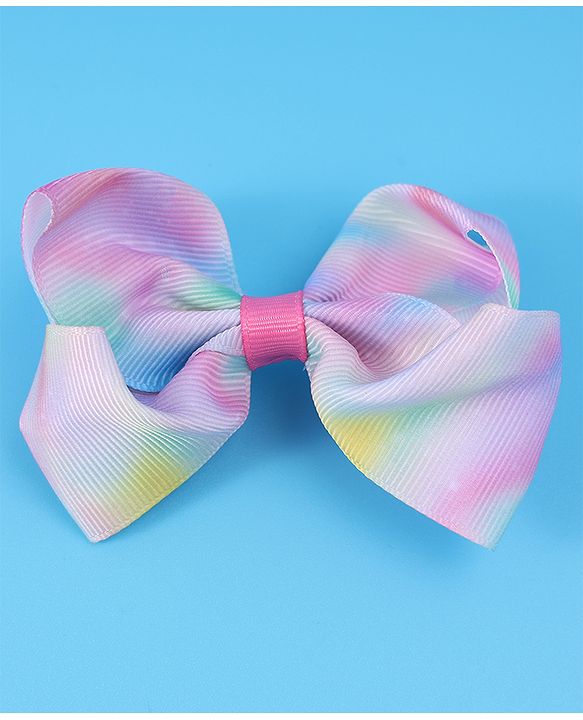Babyhug Free Size Bow & Butterfly Clips Pack of 3 - Purple