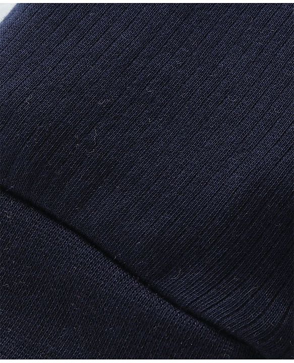 Babyhug Full Length Thermal Bottom Wear Solid Colour- Dark Navy