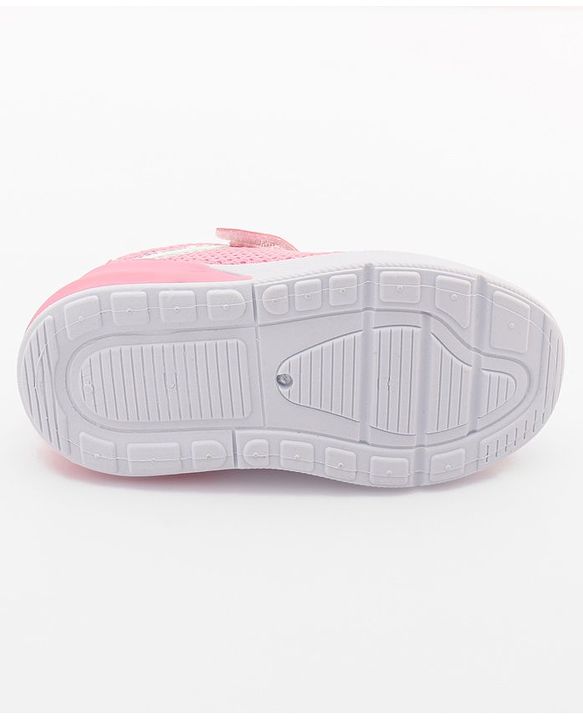 Cute Walk by Babyhug Velcro Closure Sneakers - Light Pink