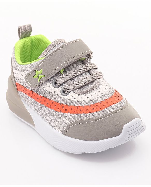 Cute Walk by Babyhug Sneakers with Lace Up Closure - Grey