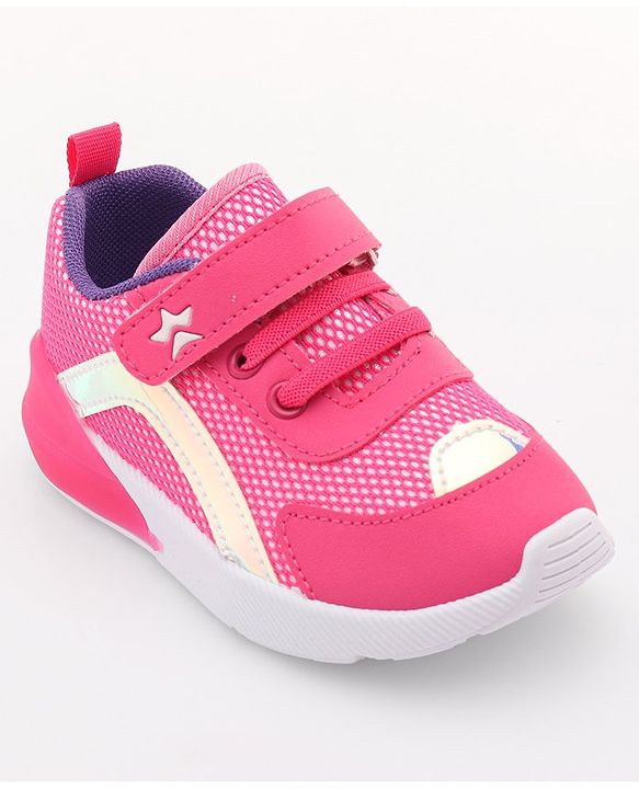 Cute Walk by Babyhug Slip On Sneakers with Velcro Closure - Navy Blue