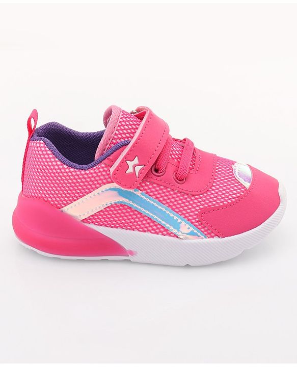 Cute Walk by Babyhug Slip On Sneakers with Velcro Closure - Navy Blue