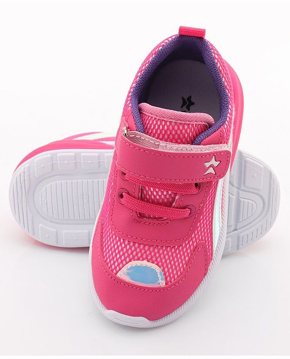 Cute Walk by Babyhug Slip On Sneakers with Velcro Closure - Navy Blue