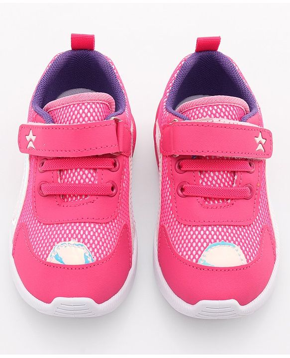 Cute Walk by Babyhug Slip On Sneakers with Velcro Closure - Navy Blue