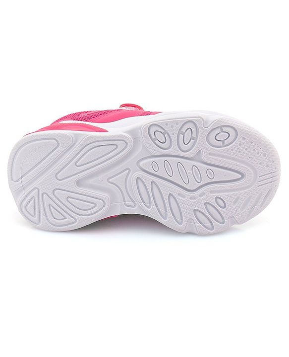 Cute Walk by Babyhug Sneaker Shoes with Velcro Closure - Fuchsia