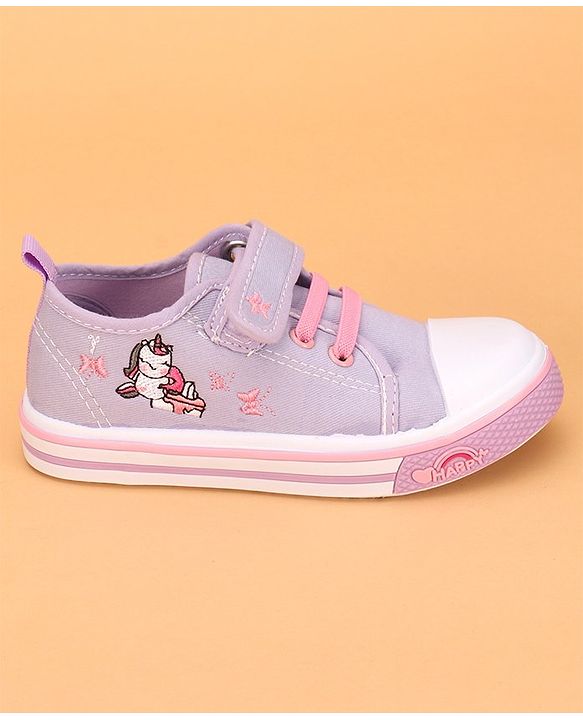 Cute Walk by Babyhug Velcro Closure Casual Shoes - Purple
