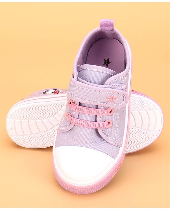 Cute Walk by Babyhug Velcro Closure Casual Shoes - Purple