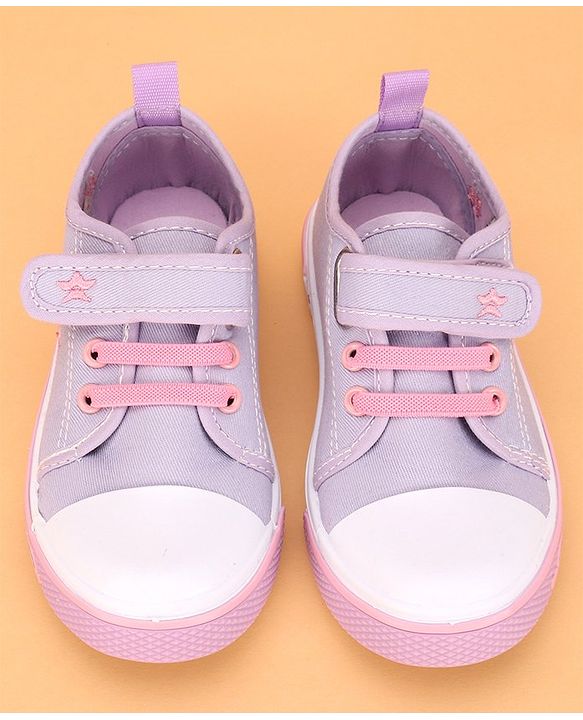 Cute Walk by Babyhug Velcro Closure Casual Shoes - Purple