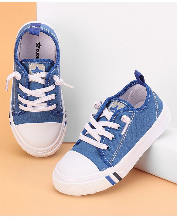 Cute Walk by Babyhug Lace up  Casual Shoes - Blue